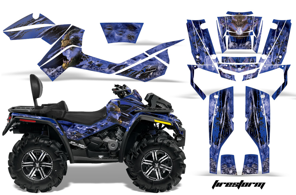 Can-Am Outlander MAX Graphics Kit-WEB FS BLF